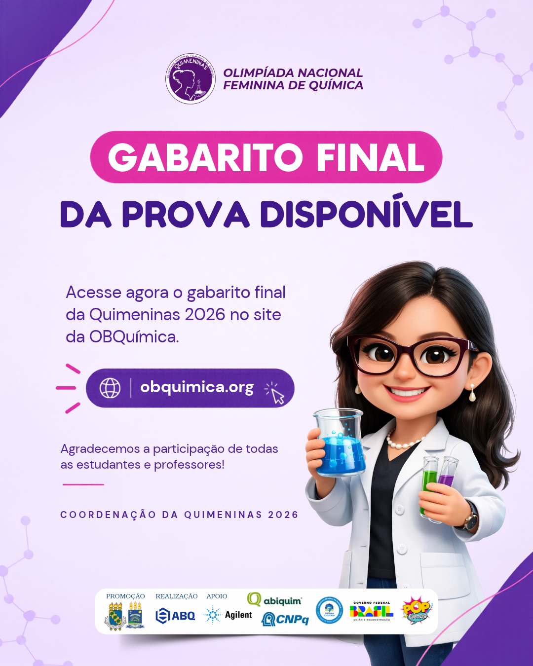 GABARITO FINAL QUIMENINAS 2026