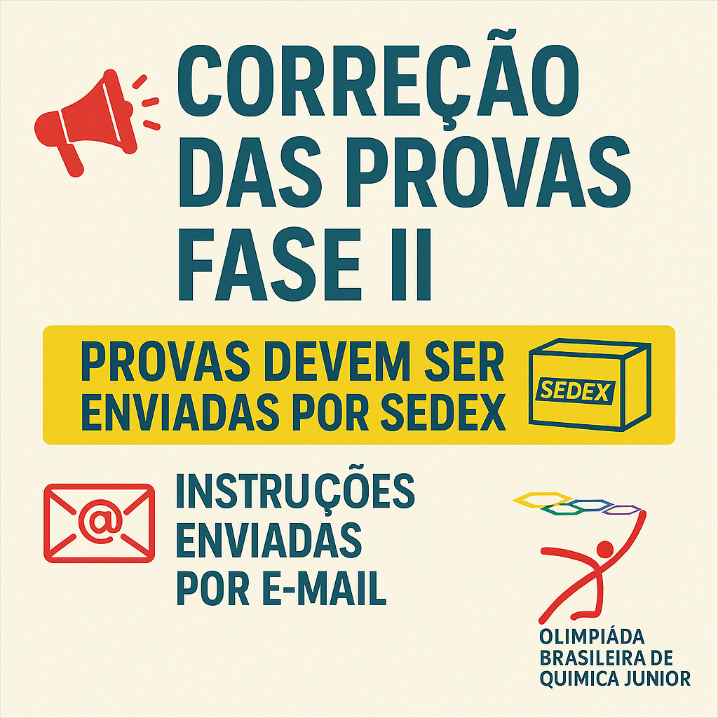 Correção das Provas – Fase II - OBQJr 2025